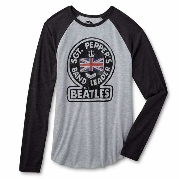 The Beatles Sg. Pepper's classic rock Official Band Raglan T-shirt S NWT - Picture 1 of 2